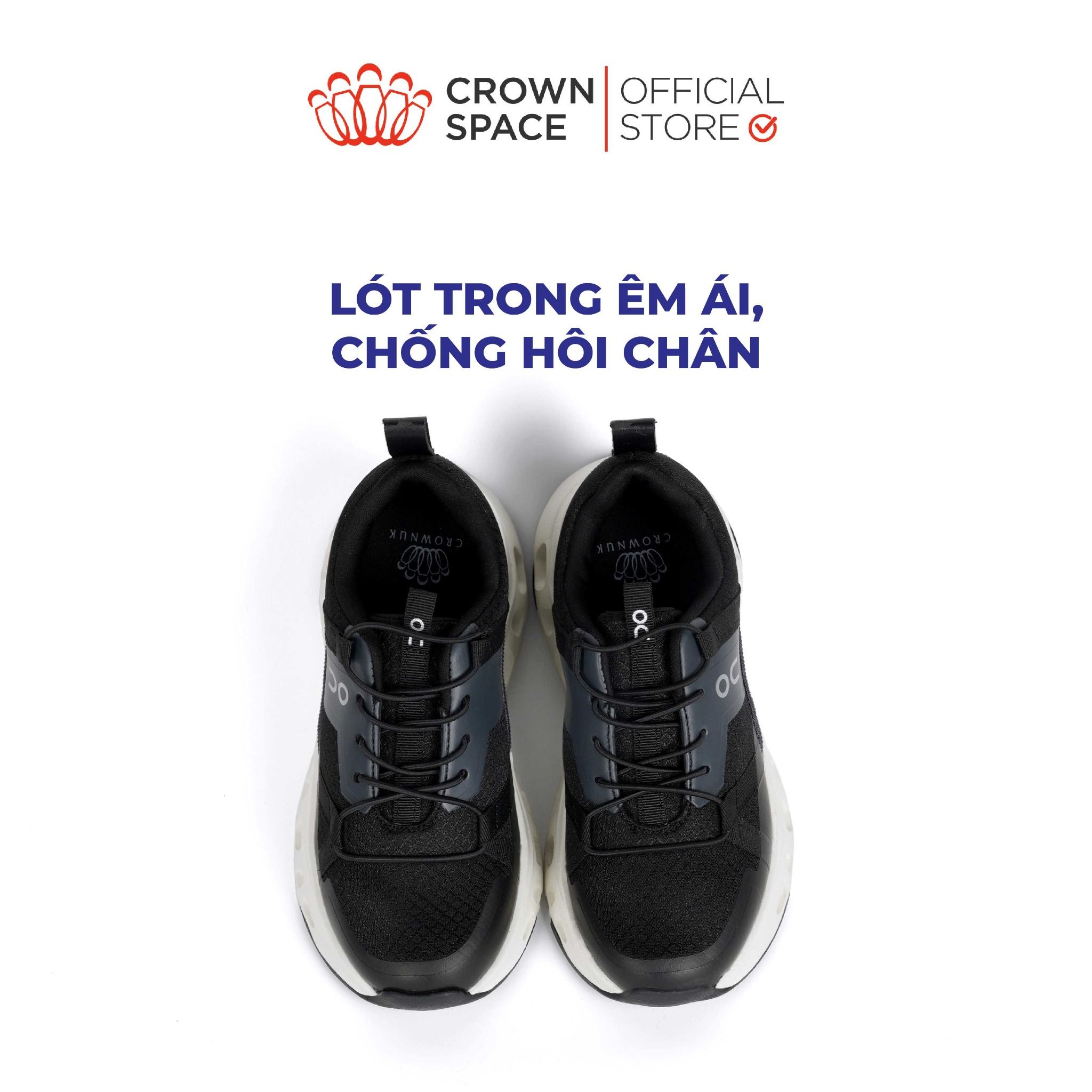  Giày Thể Thao Bé Trai Chính Hãng - Cao Cấp Êm Mềm, Chống Trơn, Thoáng Khí, Đi Học Đi Chơi Crown Space CRUK8079 