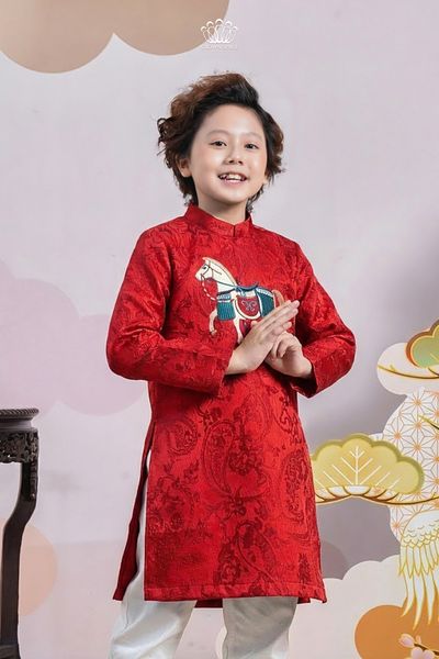  Áo Dài Bé Trai Cách Tân 