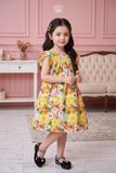  Váy Bé Gái Hoa Nhí Crown Space – Váy Xòe Cotton Dễ Thương CKGS2860205 