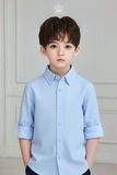  Áo Sơ Mi Bé Trai Thiết Kế Trơn Basic Thanh Lịch Crown Space CKBL52514019 
