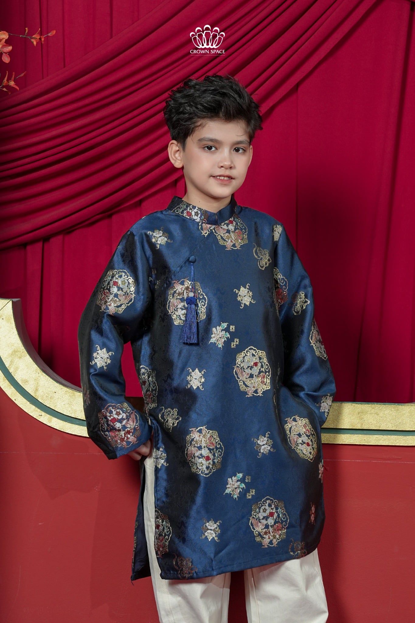  Áo Dài Bé Trai Cách Tân 