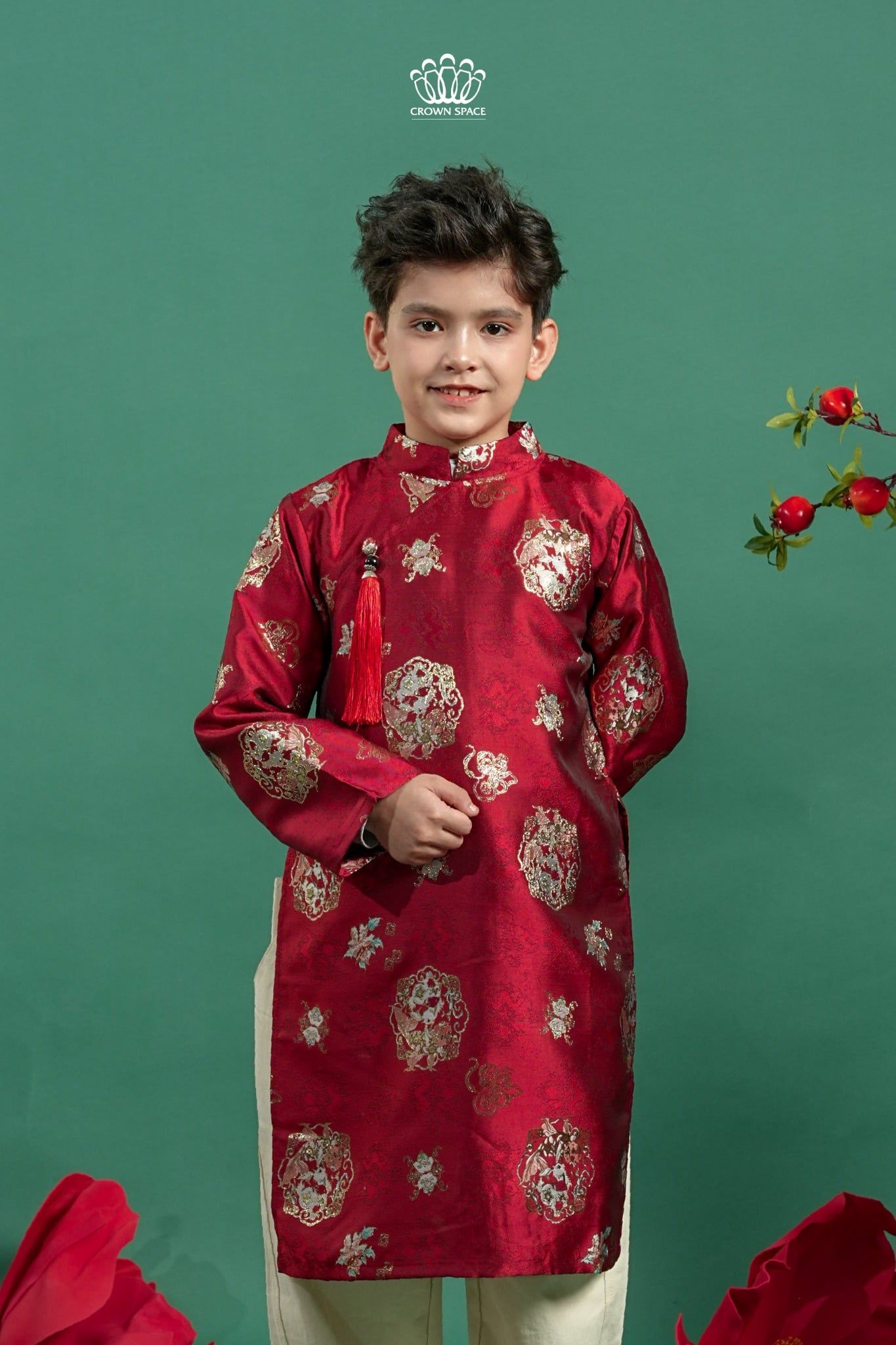  Áo Dài Bé Trai Cách Tân 