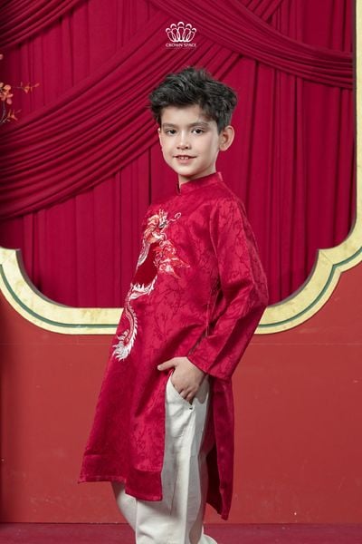  Áo Dài Bé Trai Cách Tân 