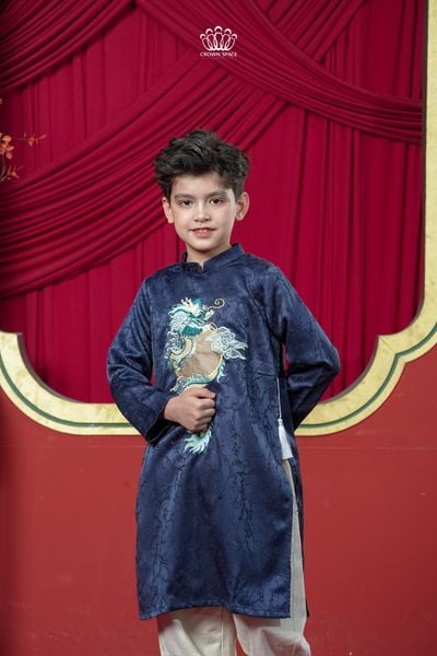  Áo Dài Bé Trai Cách Tân 