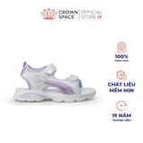  Sandal Thể Thao Cao Cấp Bé Gái Siêu Nhẹ, Thoáng Khí, Tím Mộng Mơ | Crown Space CRUK585.PU 