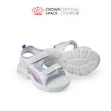  Sandal Thể Thao Cao Cấp Bé Gái Siêu Nhẹ, Thoáng Khí, Tím Mộng Mơ | Crown Space CRUK585.PU 