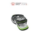  Sandal Thể Thao Cao Cấp Bé Trai Chống Trượt, Bền Bỉ, Xám Khói Hiện Đại | Crown Space CRUK584.GY 
