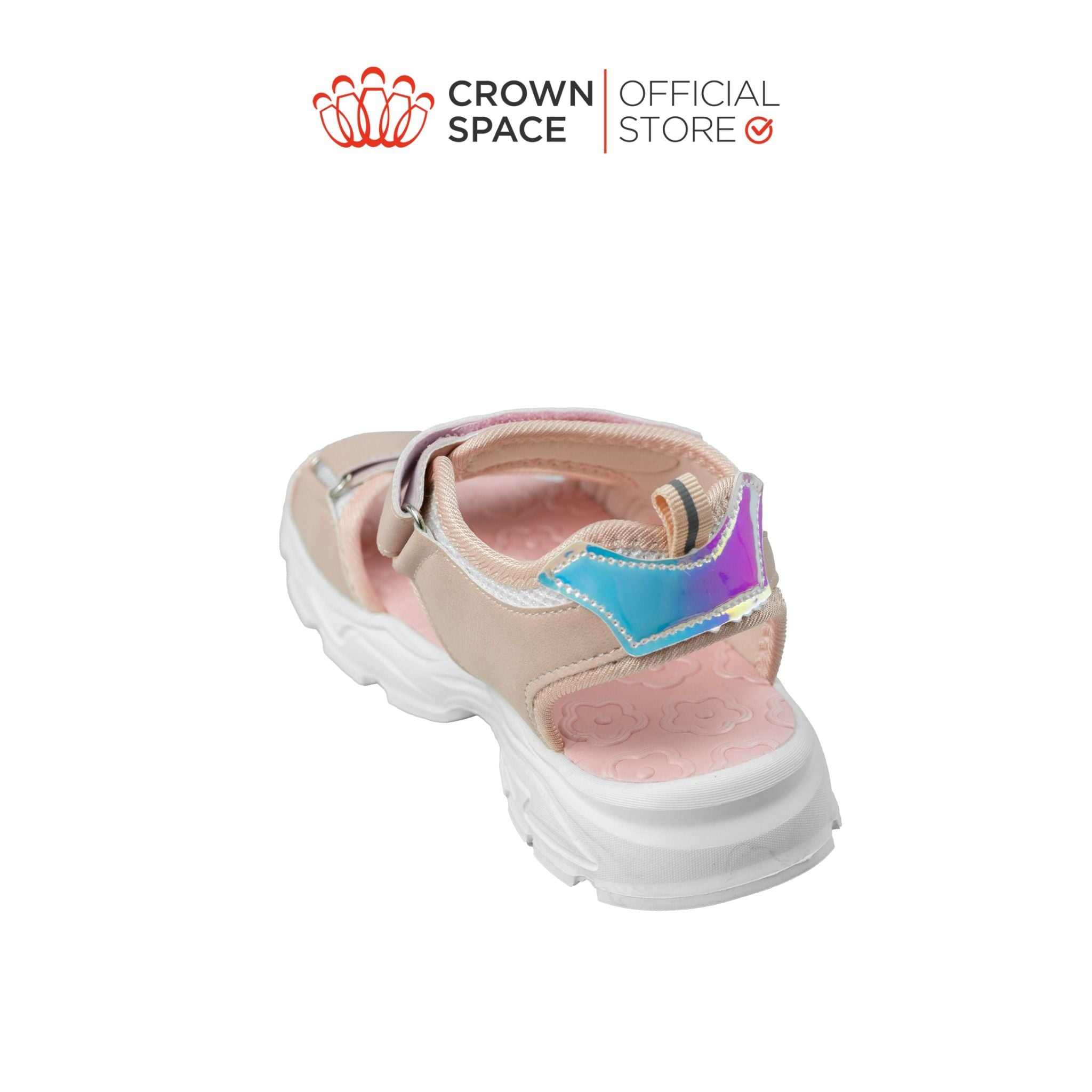  (VIP Private Sale) Sandal Thể Thao Bé Gái Siêu Nhẹ, Thoáng Khí, Hồng Kẹo Ngọt | Crown Space CRUK585.P 