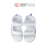  (VIP Private Sale) Sandal Thể Thao Cao Cấp Bé Gái Siêu Nhẹ, Thoáng Khí, Tím Mộng Mơ | Crown Space CRUK585.PU 