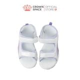  Sandal Thể Thao Cao Cấp Bé Gái Siêu Nhẹ, Thoáng Khí, Tím Mộng Mơ | Crown Space CRUK585.PU 