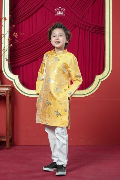  Áo Dài Bé Trai Cách Tân 