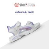  Sandal Thể Thao Cao Cấp Bé Gái Siêu Nhẹ, Thoáng Khí, Tím Mộng Mơ | Crown Space CRUK585.PU 