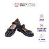  Giày Búp Bê Da Bóng Đính Nơ Tiểu Thư Kiêu Sa | Crown Space CRUK3082 