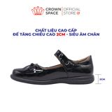  (VIP Private Sale) Giày Búp Bê Da Bóng Đính Nơ Tiểu Thư Kiêu Sa | Crown Space CRUK3082 