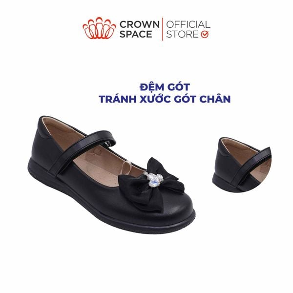  Giày Đi Học School Shoes Bé Gái Công Chúa Cao Cấp, Êm Nhẹ, Thời Trang | Crown Space CRUK3088 