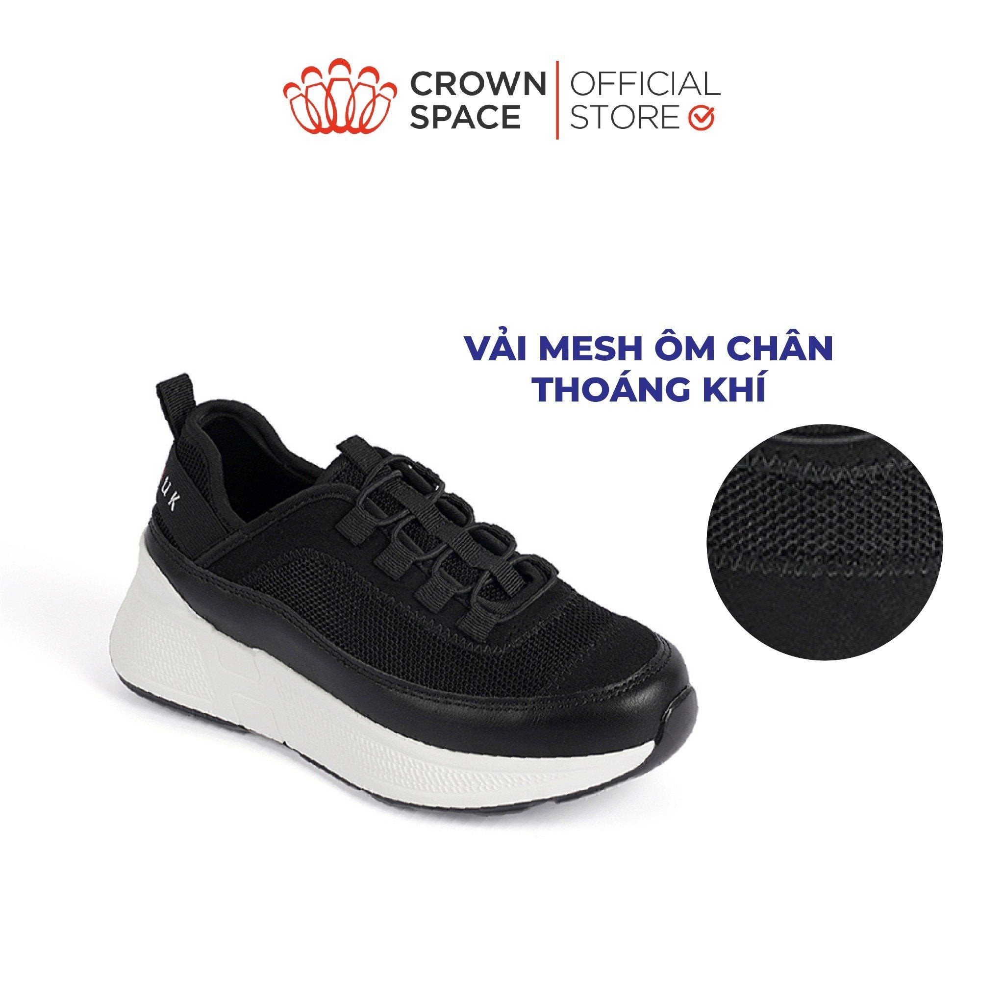  Giày Thể Thao Trẻ Em Thời Trang, Êm Mềm, Chống Trơn | Crown Space CRUK8072 