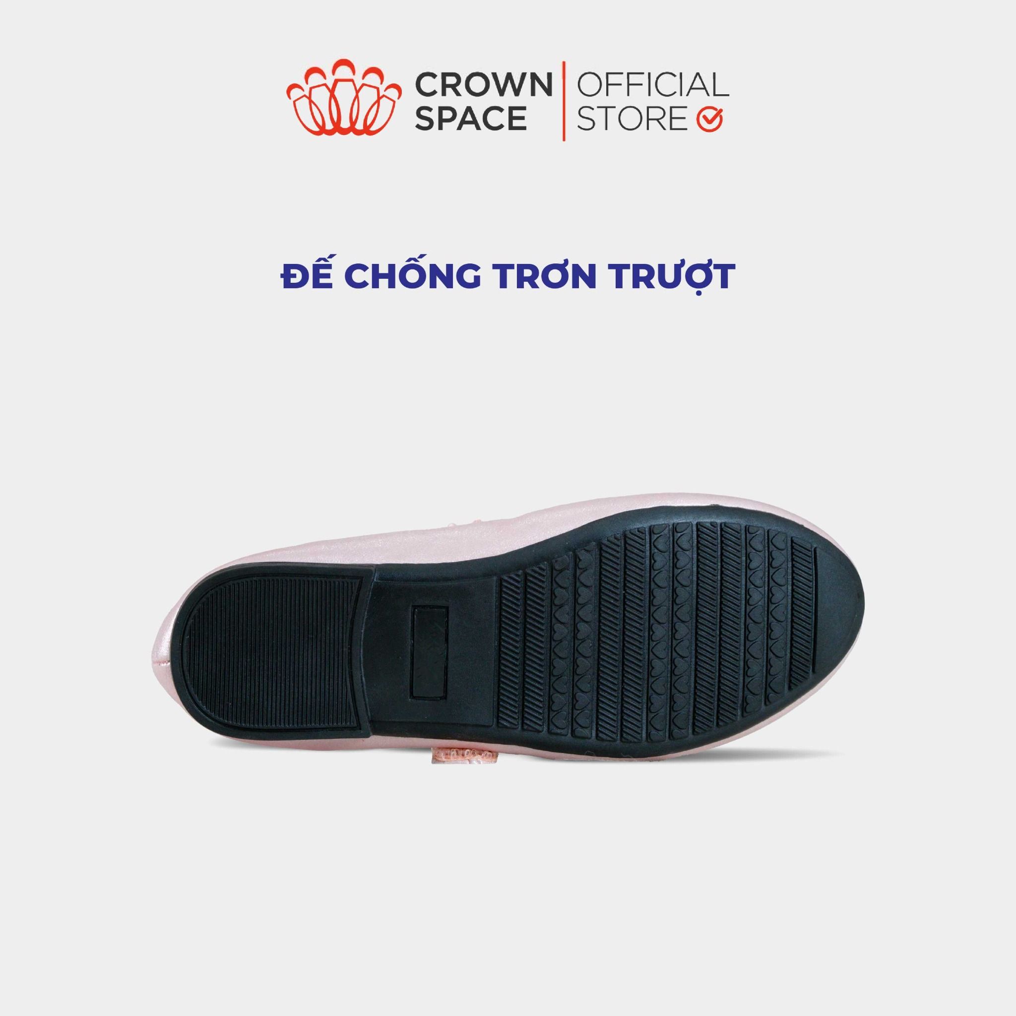  Giày Búp Bê Đế Bệt Cao Cấp, Sang Trọng, Thanh Lịch | Crown Space CRUK3166 