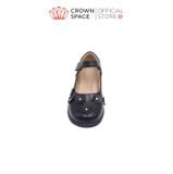  (VIP Private Sale) Giày Búp Bê Bé Gái Da Lì Cao Cấp, Tiện Lợi, Êm Ái | Crown Space CRUK3079 