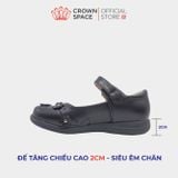  (VIP Private Sale) Giày Búp Bê Bé Gái Da Lì Cao Cấp, Tiện Lợi, Êm Ái | Crown Space CRUK3079 
