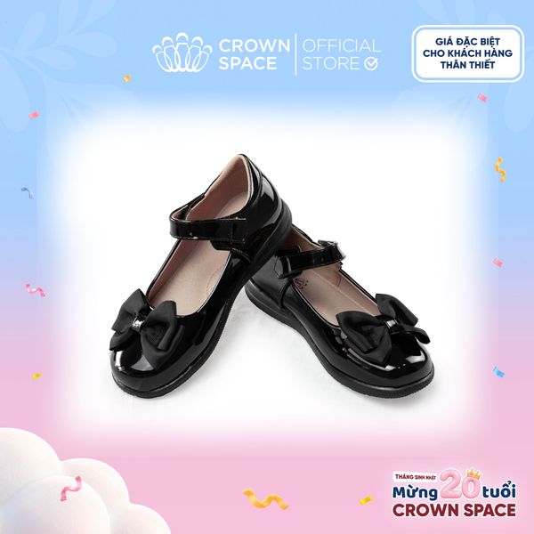  (VIP Private Sale) Giày Đi Học Bé Gái Công Chúa Cao Cấp, Êm Nhẹ, Thời Trang | Crown Space CRUK3078 