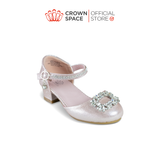  Giày Búp Bê Công Chúa Cao Gót Cho Bé Gái Lấp Lánh, Thanh Lịch, Êm Ái | Crown Space CRUK3165 