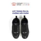  Giày Sneaker Vải Mesh Phối Da Chống Trơn Trượt Dành Cho Bé | Crown Space CRUK8077 