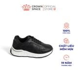  Giày Sneaker Da Mềm Đế Siêu Nhẹ, Hack Chiều Cao Thêm 4cm | Crown Space CRUK8078 