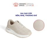 Giày Sneaker Da Mềm Đế Siêu Nhẹ, Hack Chiều Cao Thêm 4cm | Crown Space CRUK8078 