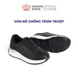  Giày Sneaker Da Mềm Đế Siêu Nhẹ, Hack Chiều Cao Thêm 4cm | Crown Space CRUK8078 
