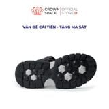  Sandal Thể Thao Bé Trai Chống Trượt, Bền Bỉ, Xám Đỏ Phá Cách | Crown Space CRUK586.GY 