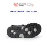  (VIP Private Sale) Sandal Thể Thao Cao Cấp Bé Trai Chống Trượt, Bền Bỉ, Xám Khói Hiện Đại | Crown Space CRUK584.GY 