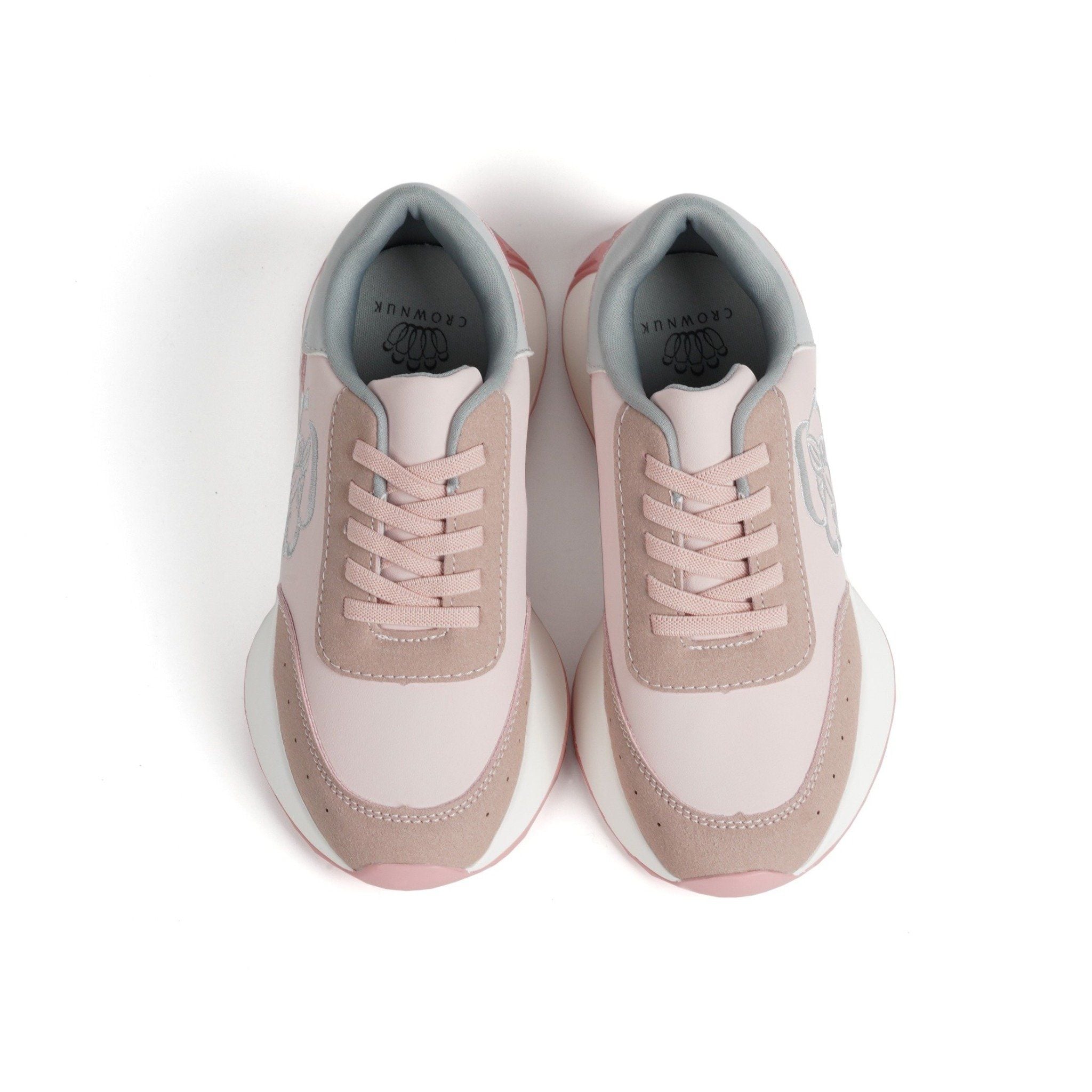  Giày Thể Thao Bé Trai/Bé gái Chính Hãng Crown Space - Cao Cấp Êm Mềm, Chống Trơn, Thoáng Khí, Đi Học Đi Chơi Đều Phù Hợp CRUK8076 