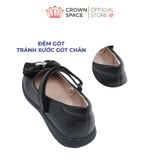  Giày Đi Học School Shoes Bé Gái Công Chúa Cao Cấp, Êm Nhẹ, Thời Trang | Crown Space CRUK3088 