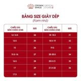  Giày Búp Bê Bé Gái Đính Nơ Ren Ngọc Trai, Êm Chân Chống Bẹt | Crown Space CRUK3180 