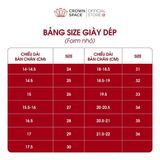  Giày Búp Bê Bé Gái Đính Nơ Ren Ngọc Trai, Êm Chân Chống Bẹt | Crown Space CRUK3180 