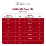 Giày Búp Bê Bé Gái Da Bóng Đính Nơ Bướm Đá Sang Trọng, Êm Chân Chống Bẹt | Crown Space CRUK3168/CRUK3178 