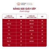  Giày Đi Học School Shoes Bé Gái Công Chúa Cao Cấp, Êm Nhẹ, Thời Trang | Crown Space CRUK3088 