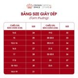  Giày Thể Thao Bé Trai/Bé gái Chính Hãng Crown Space - Cao Cấp Êm Mềm, Chống Trơn, Thoáng Khí, Đi Học Đi Chơi Đều Phù Hợp CRUK8076 