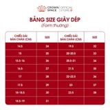  Giày Búp Bê Đế Bệt Cao Cấp, Sang Trọng, Thanh Lịch | Crown Space CRUK3162 