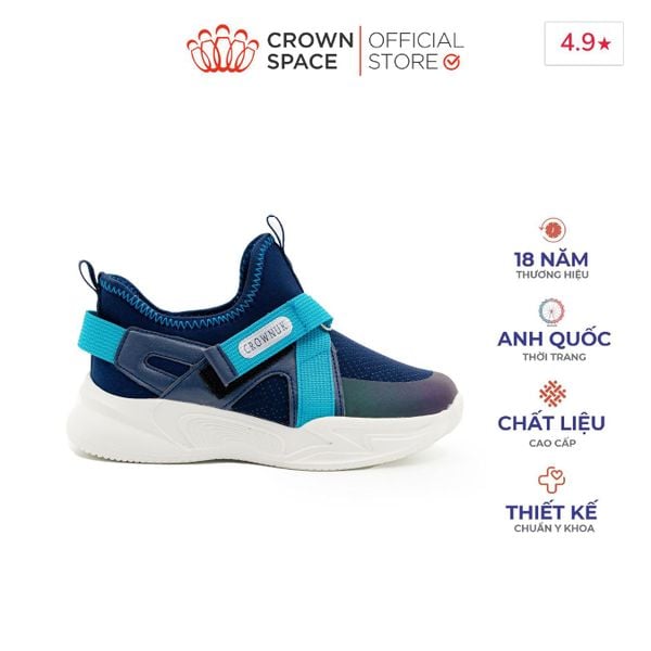  Giày Thể Thao Sneaker Trẻ Em Cao Cấp, Êm Nhẹ, Chống Trơn Trượt | Crown Space CRUK8052 