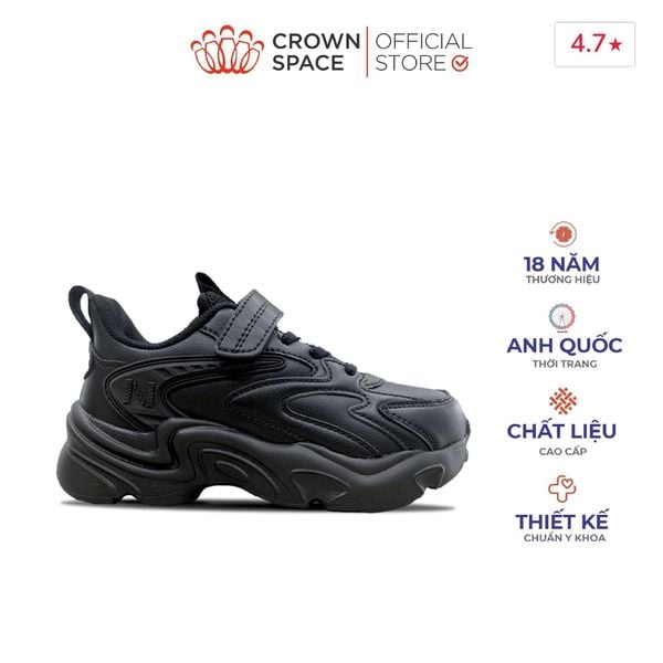  Giày Thể Thao Sneaker Bé Trai Bền Bỉ, Nhẹ Êm, Không Thấm Nước | Crown Space CRUK8055 