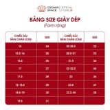  (VIP Private Sale) Giày Búp Bê Bé Gái Da Lì Cao Cấp, Tiện Lợi, Êm Ái | Crown Space CRUK3079 