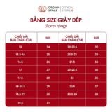  Giày Búp Bê Da Đính Nơ Gập Thanh Lịch, Kiêu Sa | Crown Space CRUK3081 