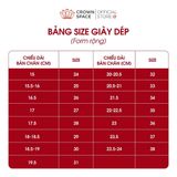 (VIP Private Sale) Giày Đi Học School Shoes Bé Gái Công Chúa Cao Cấp, Êm Nhẹ, Thời Trang | Crown Space CRUK3086 