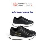  Giày Thể Thao Sneaker Unisex Cho Bé Đế Độn 4cm, Dây Chun Tiện Lợi | Crown Space CRUK8075 
