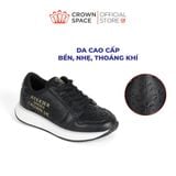  Giày Thể Thao Sneaker Unisex Cho Bé Đế Độn 4cm, Dây Chun Tiện Lợi | Crown Space CRUK8075 