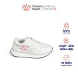  Giày Thể Thao Sneaker Unisex Cho Bé Đế Độn 4cm, Dây Chun Tiện Lợi | Crown Space CRUK8075 