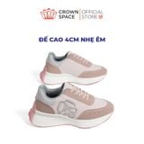  Giày Thể Thao Bé Trai/Bé gái Chính Hãng Crown Space - Cao Cấp Êm Mềm, Chống Trơn, Thoáng Khí, Đi Học Đi Chơi Đều Phù Hợp CRUK8076 