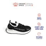  Giày Thể Thao Bé Trai Lưới Dệt Kim Thoáng Khí, Dây Chun Thông Minh | Crown Space CRUK8083 