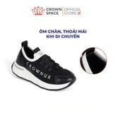  Giày Thể Thao Bé Trai Lưới Dệt Kim Thoáng Khí, Dây Chun Thông Minh | Crown Space CRUK8083 